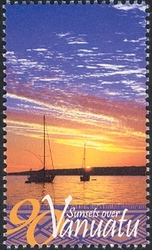 Sunsets over Vanuatu