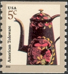 Stamp, American Toleware, United States of America,  