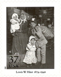 Stamp, Masters of American Photography - Hine (1847-1940), United States of America,  