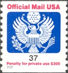 Stamp, Official Mail definitive, United States of America,  