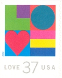Stamp, Love, United States of America,  