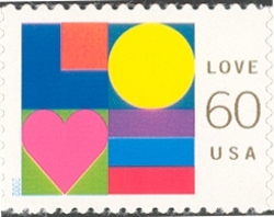 Stamp, Love, United States of America,  