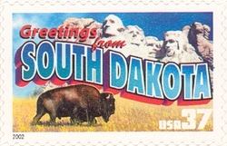 Greetings from America - South Dakota
