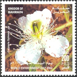 Stamp, World Environment Day 2003 - Capparis Spinosa, Bahrain,  