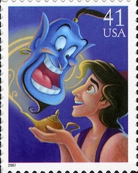 Art of Disney - Aladdin and Genie
