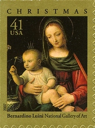 Christmas - Luini's Madonna of the Carnation