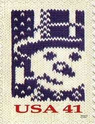 Stamp, Holiday Knits, United States of America,  