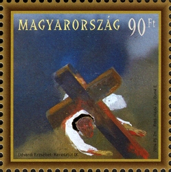 Stamp, Easter 2014, Hungary,  