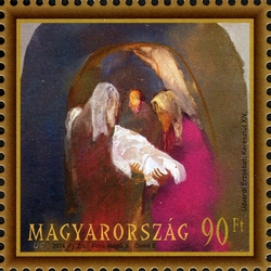 Stamp, Easter 2014, Hungary,  