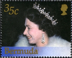 Stamp, Golden Jubilee of Queen Elizabeth II, Bermuda,  