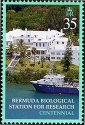 Stamp, 100th Anniversary of Bermuda Biological Station for Research, Bermuda,  