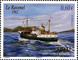 Stamp, The Ravenel, Saint Pierre and Miquelon,  