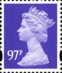 Stamp, Royal Mail definitives - Machin Head, United Kingdom of Great Britain & Northern Ireland,  