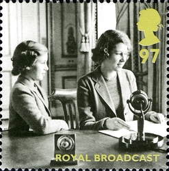 Stamp, Britain Alone - Royal Broadcast, United Kingdom of Great Britain & Northern Ireland,  