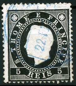 Stamp, King Luis I., São Tomé and Príncipe,  