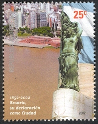 150 years since the Declaration of the City of Rosario -Flag and National Monument