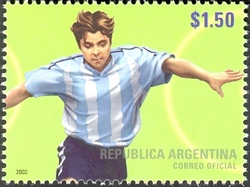 World Philatelic Exhibition Philakorea 2002 - Soccer players from Argentina