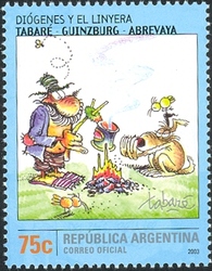 Humour and the Cartoon story III - Tabaré. Guinzburg and Abrevaya. Diógenes and the Linyera