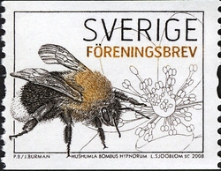 Stamp, Bumble bee, Sweden,  