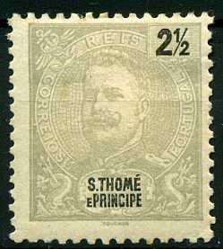 Stamp, King Carlos I., São Tomé and Príncipe,  
