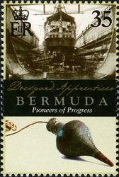 Stamp, Pioneers of Progress - Dockyard Apprentices, Bermuda,  