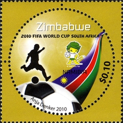 Stamp, 3rd SAPOA Joint issue - 2010 FIFA World Cup South Africa, Zimbabwe,  