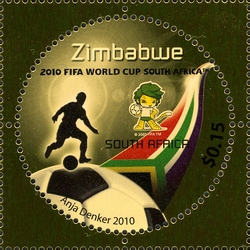 Stamp, 3rd SAPOA Joint issue - 2010 FIFA World Cup South Africa, Zimbabwe,  