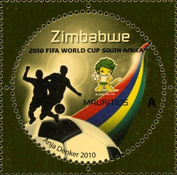 Stamp, 3rd SAPOA Joint issue - 2010 FIFA World Cup South Africa, Zimbabwe,  
