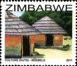 Huts of Zimbabwe - Ndebele