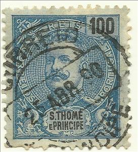 Stamp, King Carlos I., São Tomé and Príncipe,  