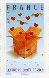 Stamp, Thank You, France,  
