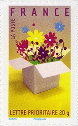 Stamp, Thank You, France,  