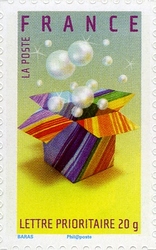 Stamp, Thank You, France,  