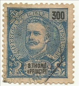 Stamp, King Carlos I., São Tomé and Príncipe,  