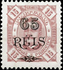 King Carlos I. - Overprint
