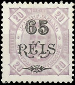 King Carlos I. - Overprint
