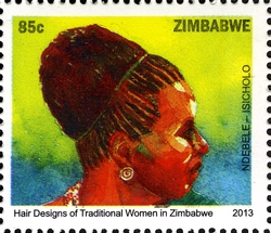 Hair Designs of Traditional Women in Zimbabwe - Ndebele-Isicholo