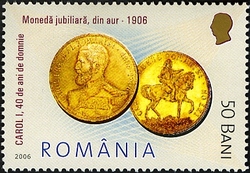 Romanian Coin History - Lei 50 Charles I 1906