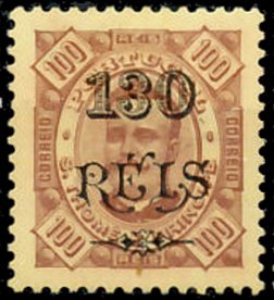 King Carlos I. - Overprint