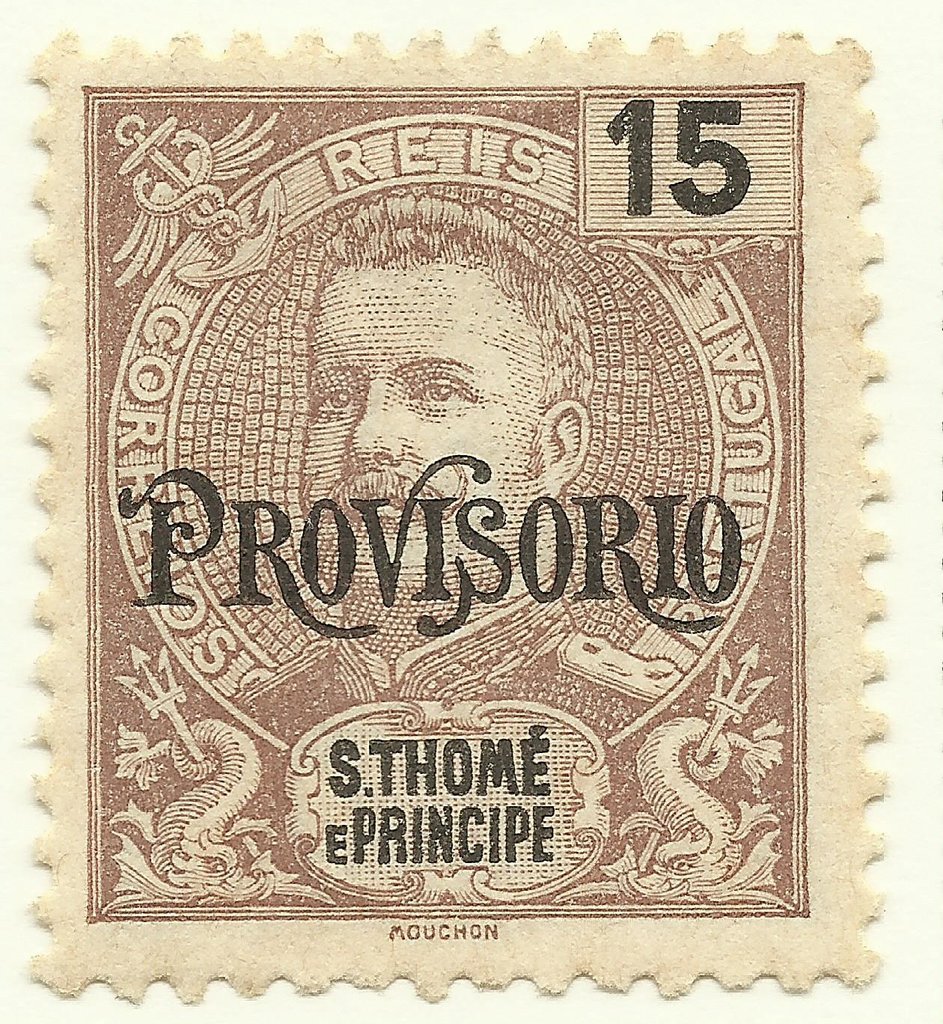King Carlos I. - Overprint