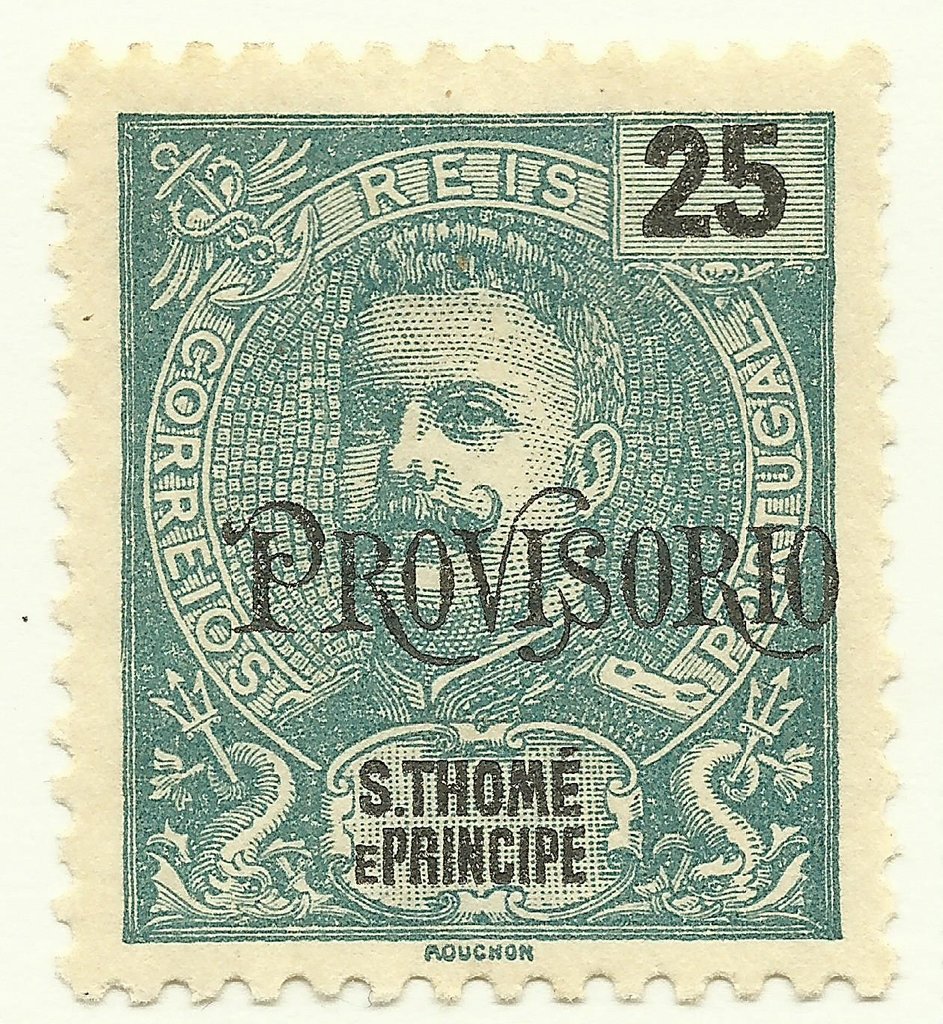 King Carlos I. - Overprint