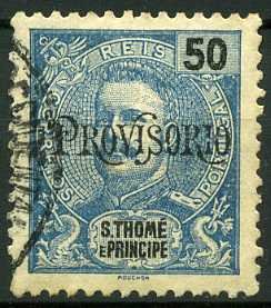 King Carlos I. - Overprint