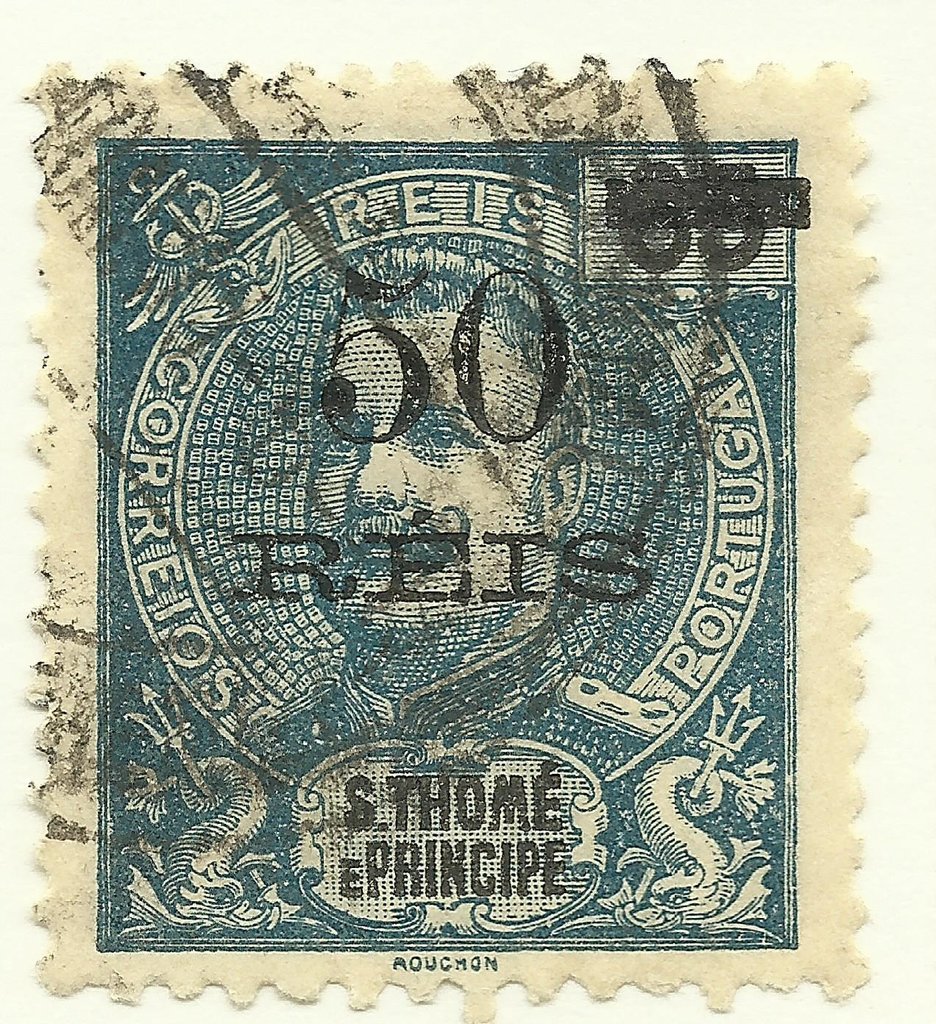 King Carlos I. - Overprint