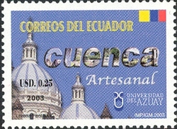 Stamp, Crafts from Cuenca, Ecuador,  