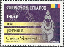 Stamp, Crafts from Cuenca, Ecuador,  