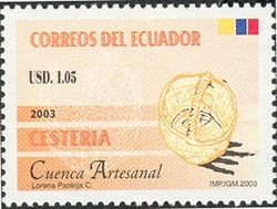 Stamp, Crafts from Cuenca, Ecuador,  