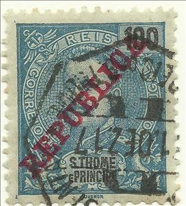 Stamp, King Carlos I. - REPUBLICA, São Tomé and Príncipe,  