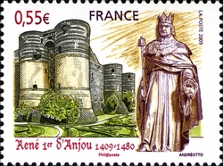 René the 1st of Naples. Duke of Anjou