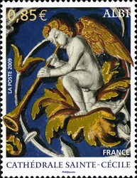 Stamp, St Cecilia Cathedral, France,  