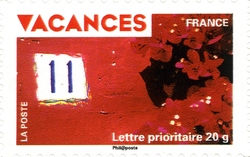 Stamp, Holidays, France,  